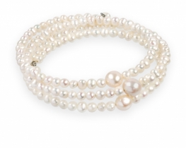 Flexible Pearl bracelet 5 - 8 mm