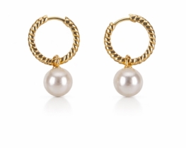 Biserni uhani AURELIA Orient Hoop