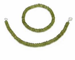 Zapestnica peridot 6 mm - elastična & klasična