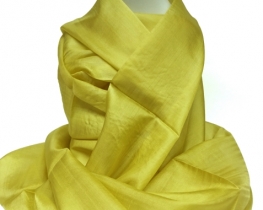  COCOON Scarf 100% Silk - Green