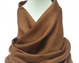 Šal PURE CASHMERE - rjav