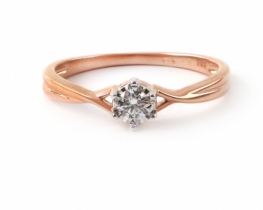 Diamond ring POLLUX - Pink Gold