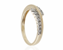 Ring with diamonds EROS