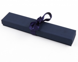 Gift Box with Ribbon – Navy Blue