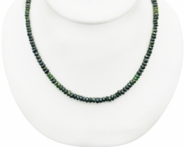 Green Tourmaline Necklace 5 mm
