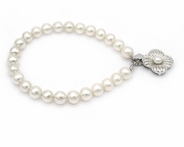 Pearl Bracelet MIRAMAR Snow White 6 mm