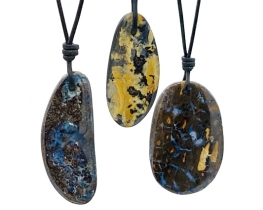 Pendants natural Boulder Opals 