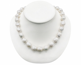 Biserna ogrlica in zapesrtnica ELLE 11 - 14 mm