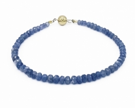 Tanzanite bracelet 4,5 mm - Gold