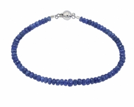 Bracelet Blue Sapphire 3 - 4.5 mm