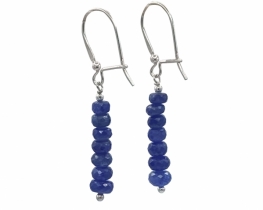 Blue Sapphire Earrings 5 mm