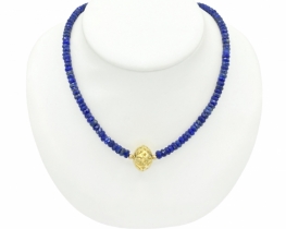 Necklace Lapis Lazuli Gold Queeen