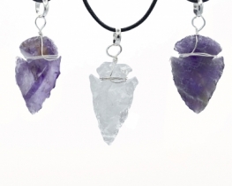 Amethyst Pendant Mistique Arrow