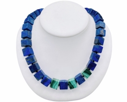 Ogrlica ALEA lapis in malahit