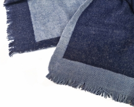 Volneni šal Modri dvojček