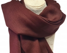 Moški šal Cashmere - Rjav, Modro siv in Črn