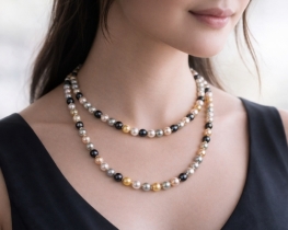 Biserna ogrlica Kalejdoskop 120 cm