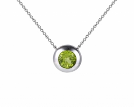 Peridot ogrlica Gea