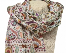 Šal Oasis – svila s potiskom
