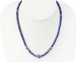 Lapis lazuli Necklace ORIENT 6 - 10 mm