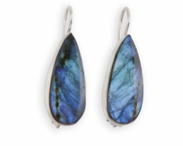 Srebrni uhani ICE QUEEN – Labradorit 