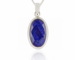 Silver Pendant Lapis Lazuli ULTRAMARIN