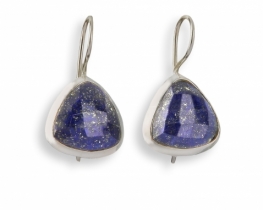 Silver Earrings Lapis lazuli Royal