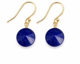 Srebrni uhani Lapis Astralis