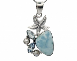 Obesek larimar Morska zvezda