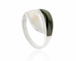 Silver Ring Black & White