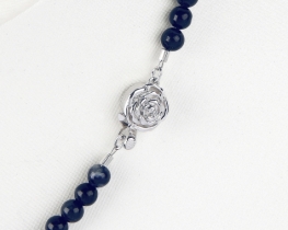 Modri safir ogrlica Vrtnica