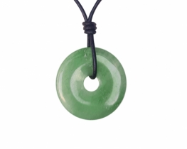 Aventurine Pendant DONUT 30 mm