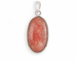 Srebrn obesek Sončev kamen SOLIS