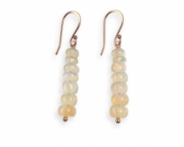 Opal Earrings Gold Vermeil