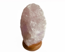 Rose Quartz & Crystal Quartz Lamp