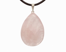 Rose quartz Pendant Teardrop