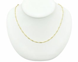 Singapore Chain 45 cm - Gold Vermeil  