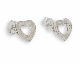 Earrings Silver Heart