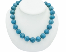 Turquoise Necklace 15 mm