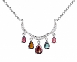 Tourmaline Necklace Kaleidoscop Sabrine