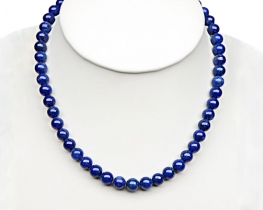 Ogrlica lapis lazuli 4 in 6 mm AA