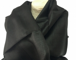 Silk Scarf COCOON Black