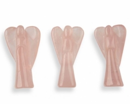 ANGEL Rose Quartz figurine 60 mm