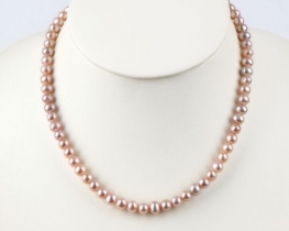 Pearl Necklace EVITA P. 7 mm PINK