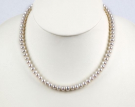 Pearl Necklace EVITA P. 6 mm AB