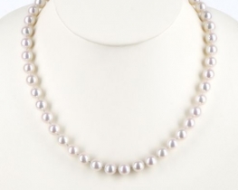 Pearl Necklace MILLA - Akoya 9 mm AA