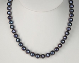 Black Pearl Necklace Miramar AA 10,5 mm