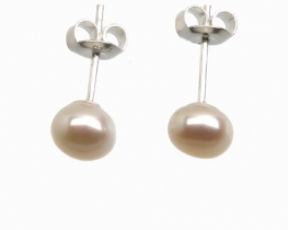 Pearl Earrings AB 6 mm