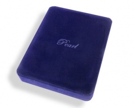Darilna embalaža za ogrlice PEARL modra