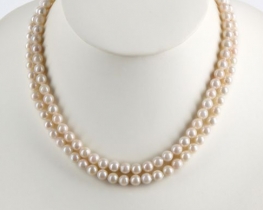 Double-strand Akoya Pearl Necklace CASINO